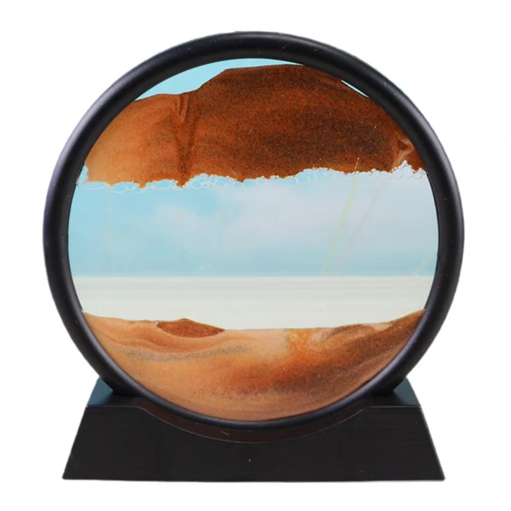 Moving Sand Art Picture Decorative Flowing Sand Picture Exquisite Workmanship Sand Painting 3D Moving