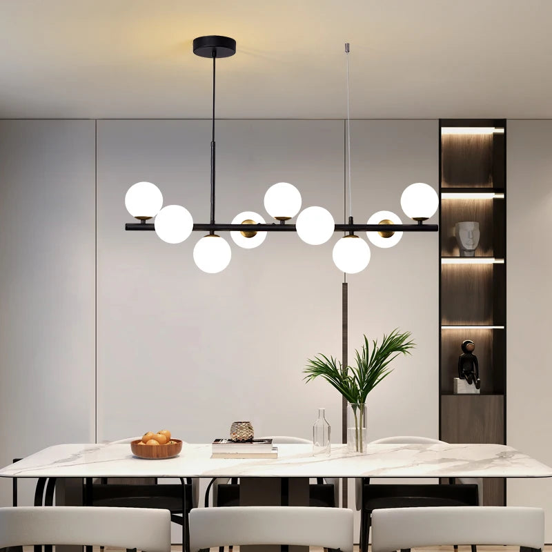 New Modern Chandelier Gold/Black G9 bulb led chandelier For Restaurant kitchen Nordic lamp bedroom decor Hanging light fixture